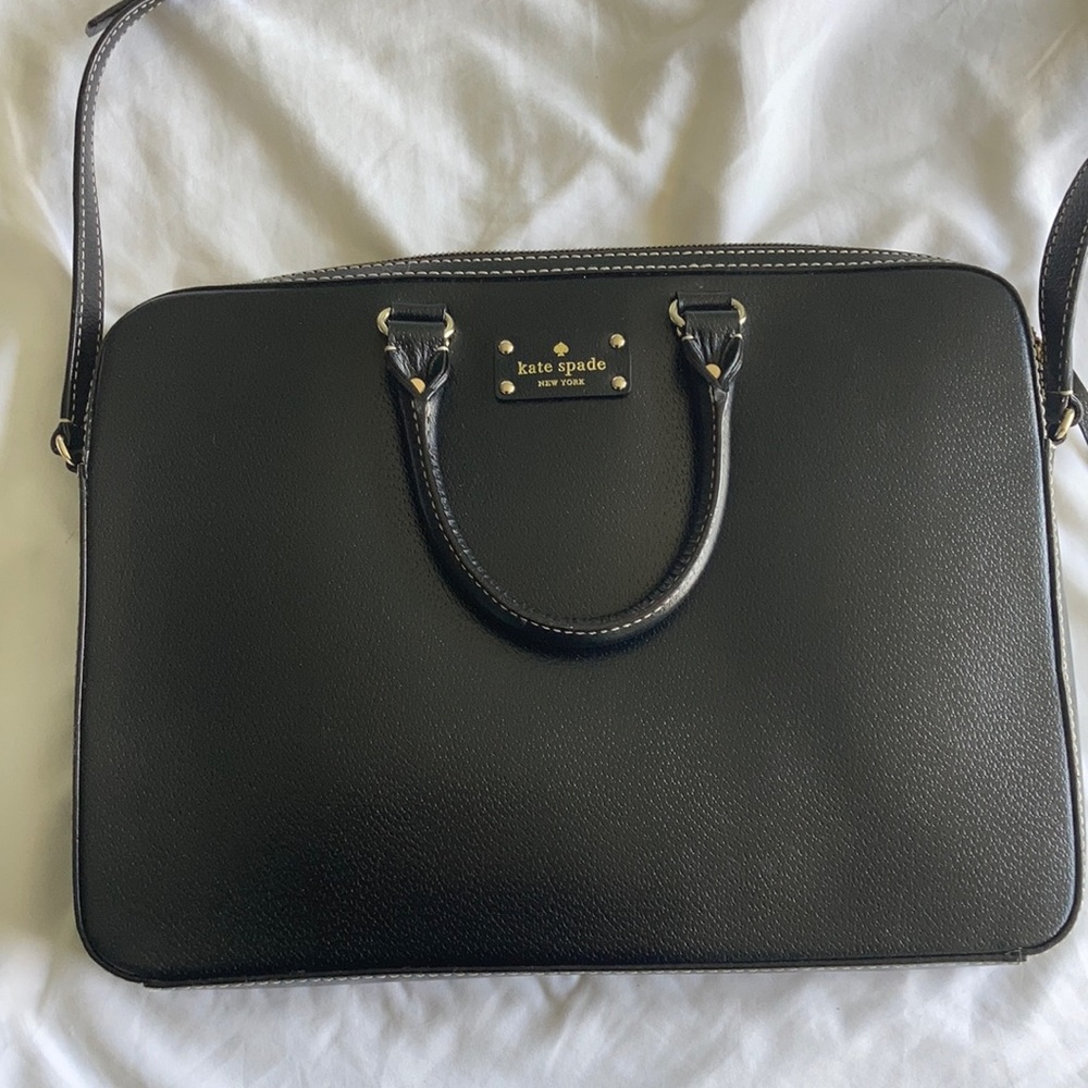 Kate spade black computer bag